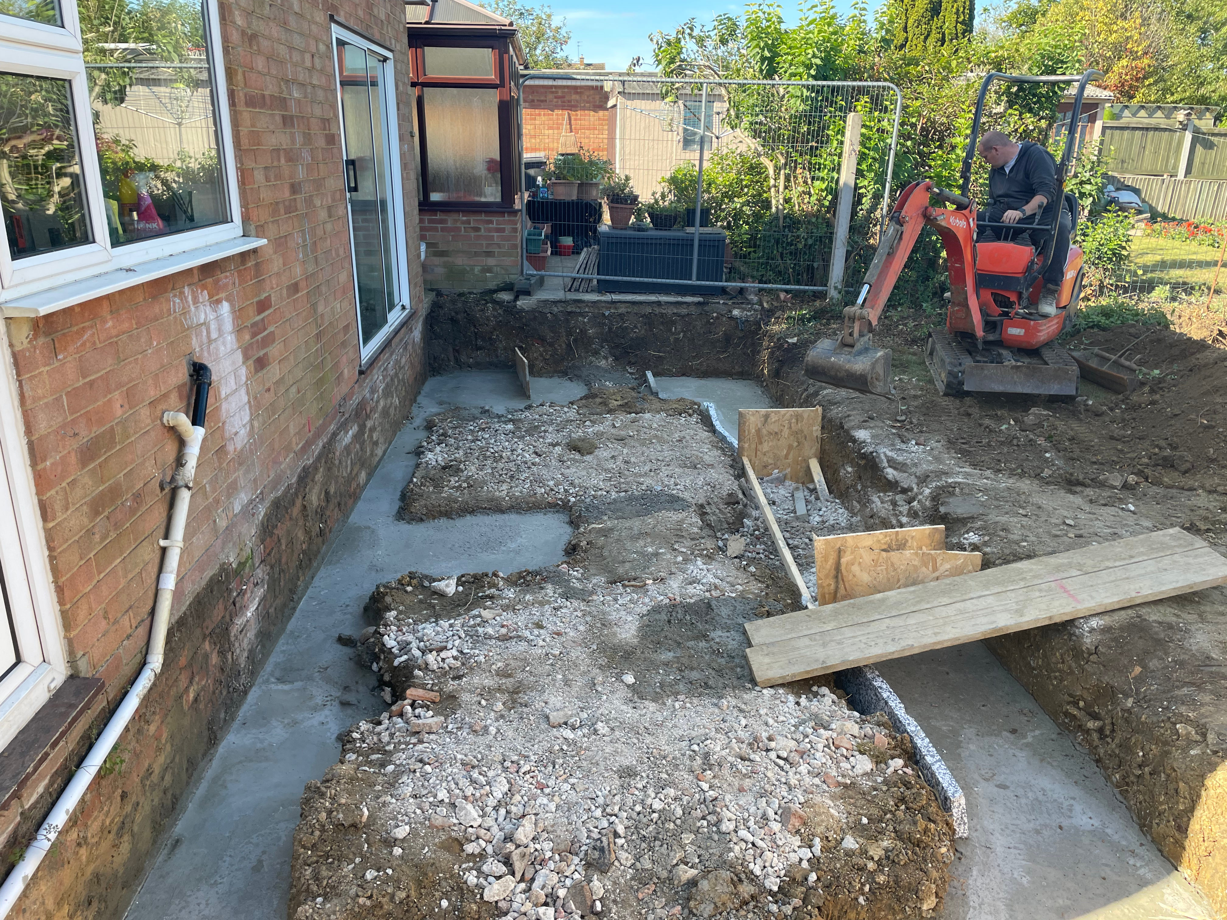 Foundation Trench — House Extension