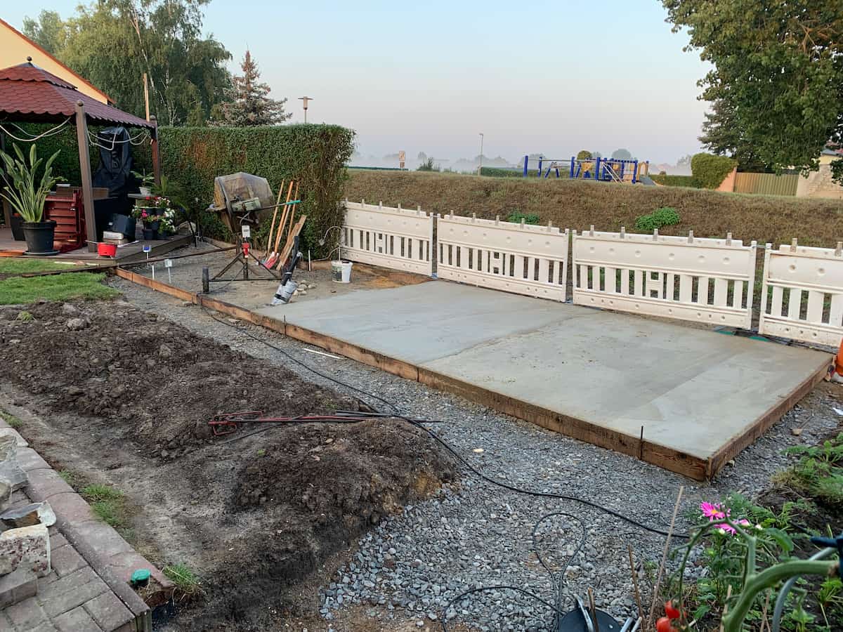 Concrete Slab — Outbuilding Base