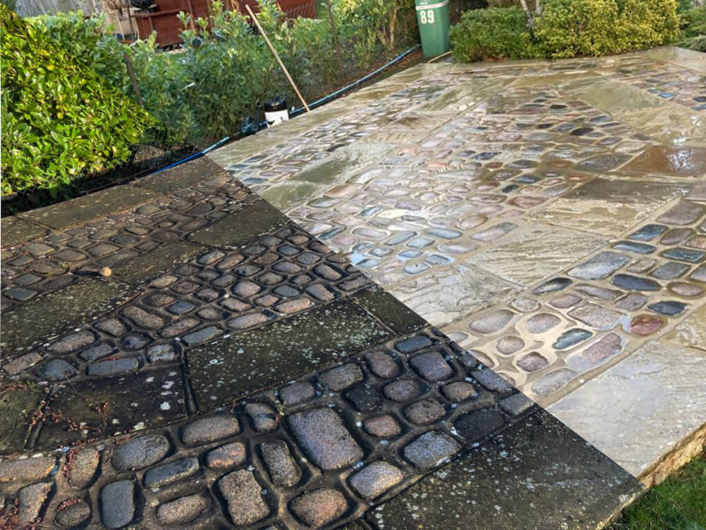 Patio Moss Removal — Jet Washing